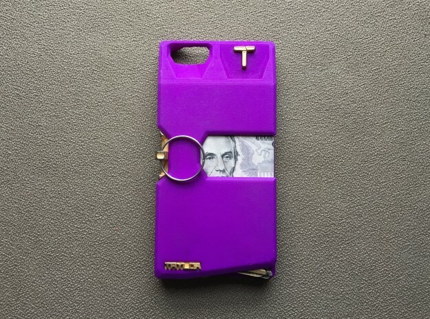 Iphone 6/7 Case in Purple Processed Versatile Plastic