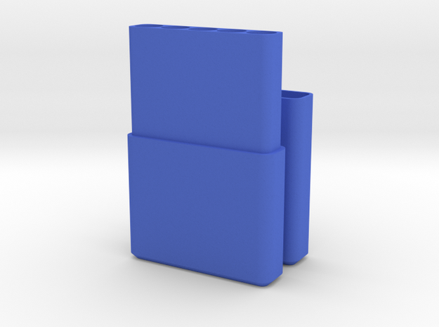 Cigarette Box / Holder in Blue Processed Versatile Plastic
