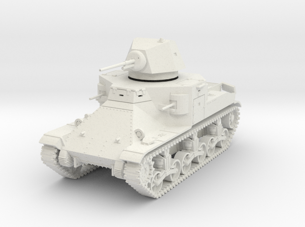 PV36A M2 Medium Tank (28mm) in White Natural Versatile Plastic
