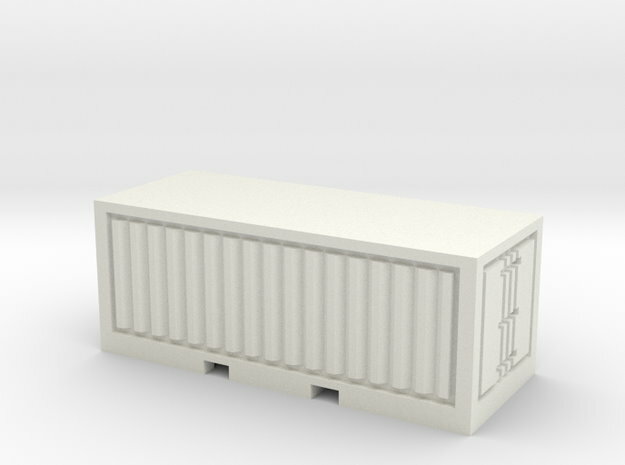 Container 20 Fuß - 1:220 / 1:160 in White Natural Versatile Plastic: 1:220 - Z
