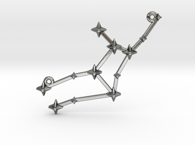 The Constellation Collection - Virgo in Polished Silver