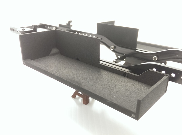 CMAX+D90 RC4wd RIGHT Battery Tray in Black Natural Versatile Plastic