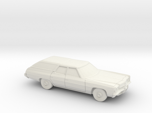 1/87 1972 Chevrolet  Impala Station Wagon in White Natural Versatile Plastic