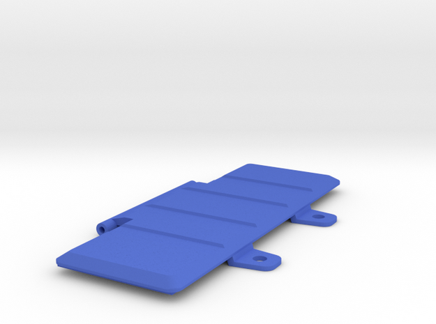 Striker - Extended Battery Door V2 in Blue Processed Versatile Plastic