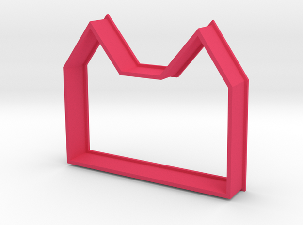 Cookie Cutter Mansion in Pink Processed Versatile Plastic