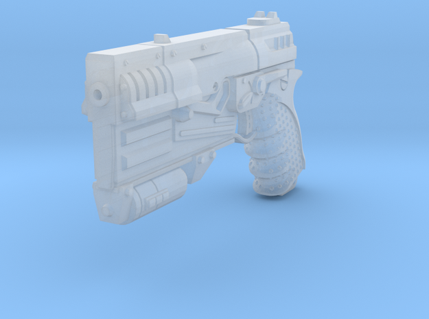 1/6 Sci-Fi Game Pistol  in Tan Fine Detail Plastic