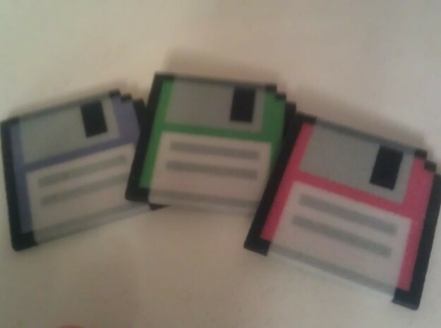 Floppy Disks (3 pack) in Full Color Sandstone