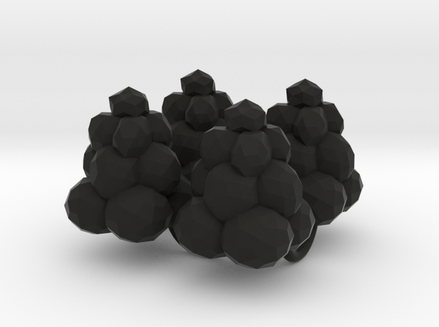 Power Grid Coal Piles - Set of 4 in Black Natural Versatile Plastic