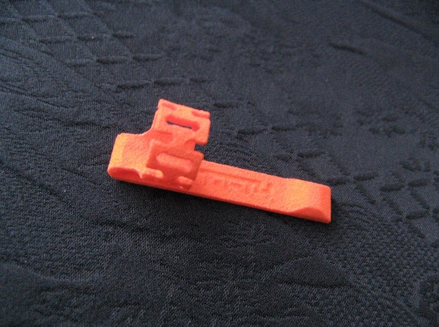 Pen Clip: for 12.7mm (1/2") Diameter Body in Orange Processed Versatile Plastic