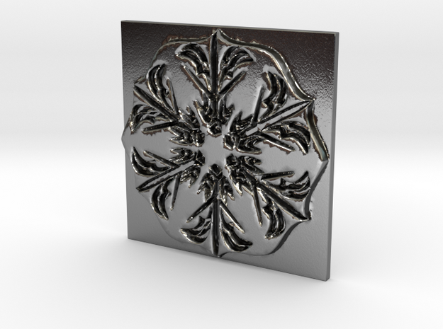 Snowflake in Polished Silver: Extra Small