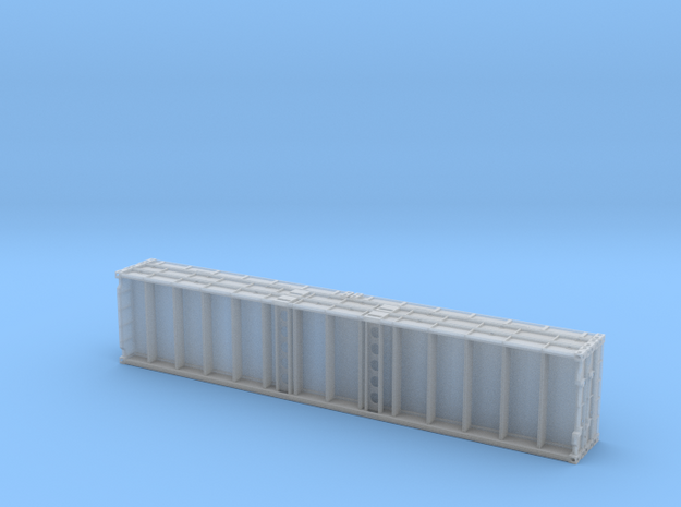 1:87 Plattform Container 2x 20ft + 2x 40ft in Smooth Fine Detail Plastic