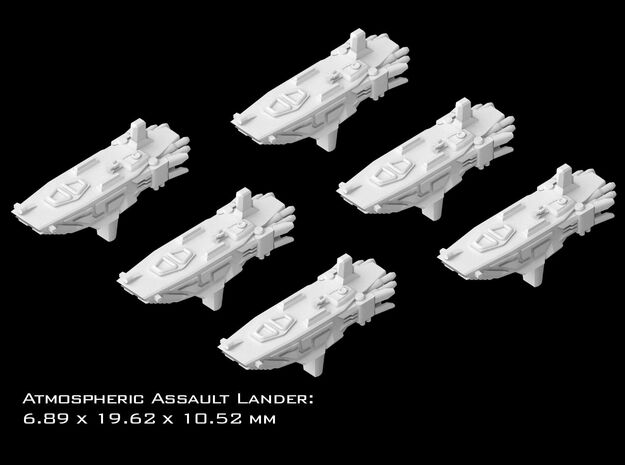 (Armada) 6x Atmospheric Assault Lander in Tan Fine Detail Plastic