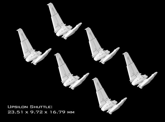 (Armada) 6x Upsilon Shuttle in Tan Fine Detail Plastic