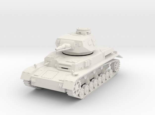 PV150 Pzkw IVD Medium Tank (1/48) in White Natural Versatile Plastic