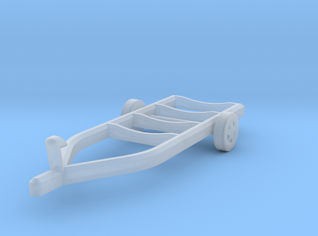 Z-Scale Boat Trailer in Smooth Fine Detail Plastic