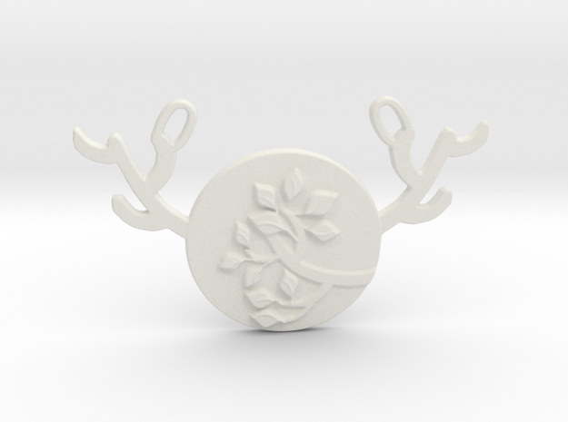 Horned Moon Summer by ~M. in White Natural Versatile Plastic