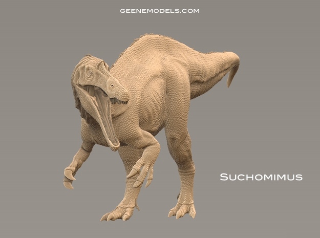 Suchomimus 1:72 v1 in White Natural Versatile Plastic
