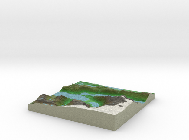 Terrafab generated model Mon Dec 05 2016 17:59:12  in Full Color Sandstone