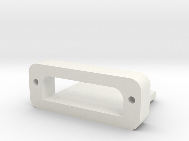 DNA60 USB Mounting Plate in White Natural Versatile Plastic