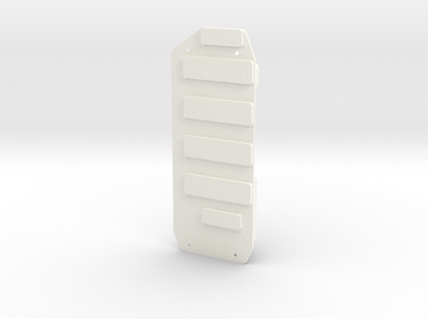 Invencer Battery Tray, LH in White Processed Versatile Plastic