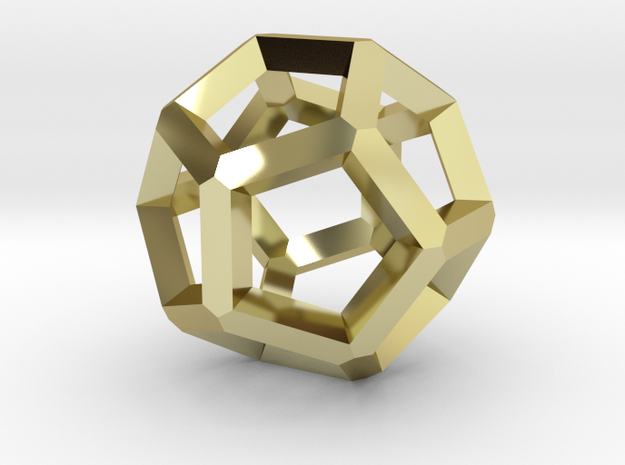 Dodecahedron 8.8 in 18k Gold