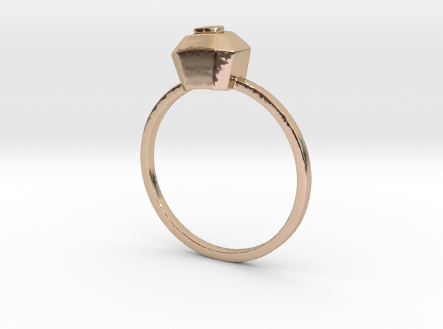 Ruby (all size 4-13) in 14k Rose Gold Plated Brass: 8 / 56.75