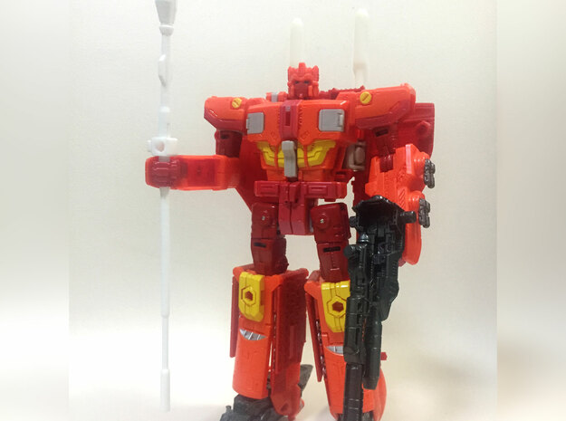 TR: Scepter of Justice for Sentinel in White Processed Versatile Plastic