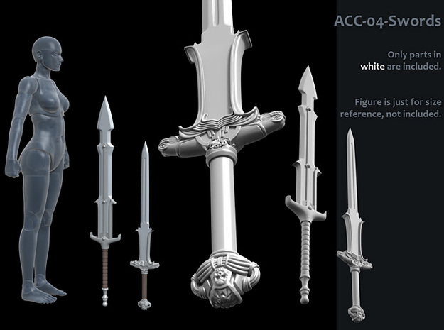 ACC-04-Swords  6-7inch