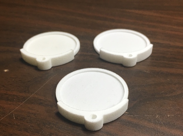 Blud Ball Adapter For 32mm Base Three Pack in White Natural Versatile Plastic