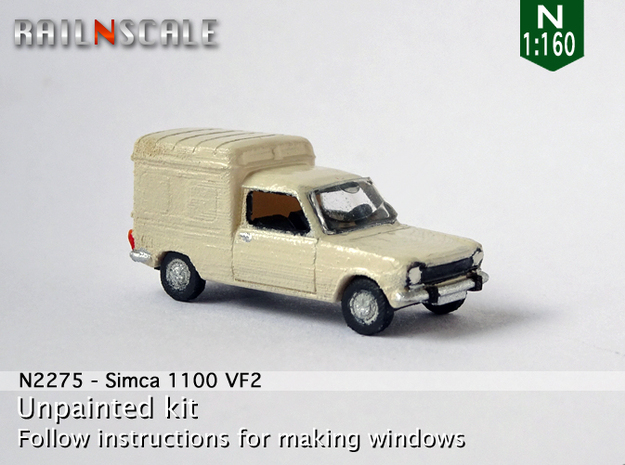Simca 1100 VF2 (N 1:160) in Tan Fine Detail Plastic