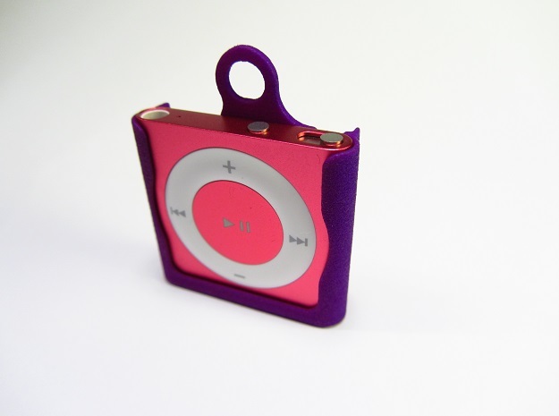 iPod Shuffle Case (4th gen.) in Purple Processed Versatile Plastic