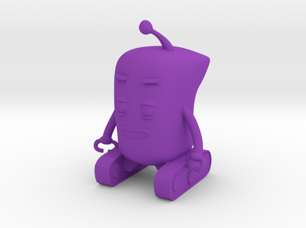 Baby Robot in Purple Processed Versatile Plastic