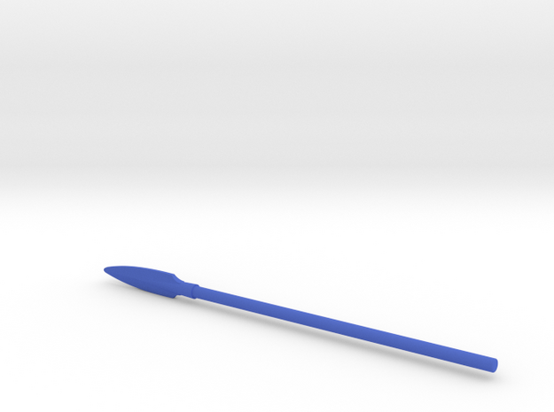 Heavy Spear for ModiBot in Blue Processed Versatile Plastic