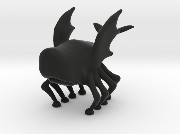 Skrabj Mimloth the Spiderbatwhale in Black Natural Versatile Plastic