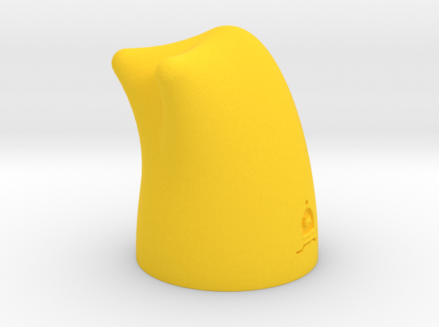 MILOSAURUS Chess Shatranj Bishop (pil) in Yellow Processed Versatile Plastic