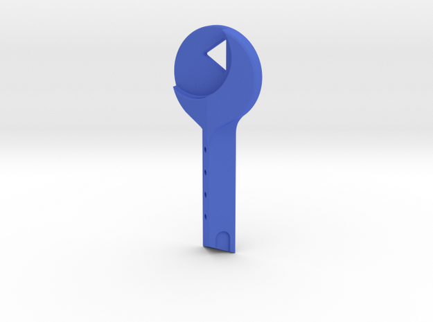 Mulholland Drive - Blue Key in Blue Processed Versatile Plastic