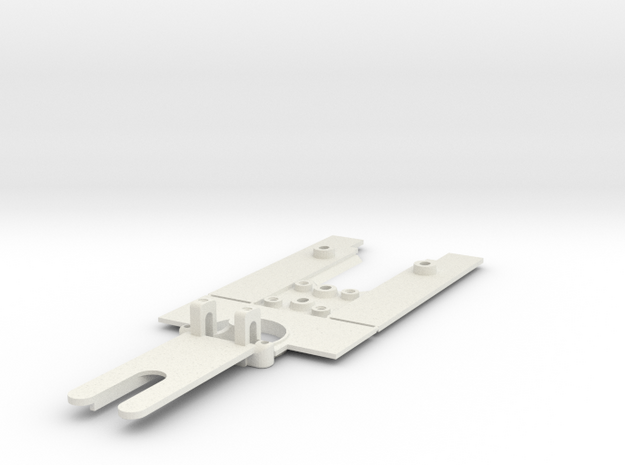 Scratchbuild Chassis Generic F1 in White Natural Versatile Plastic