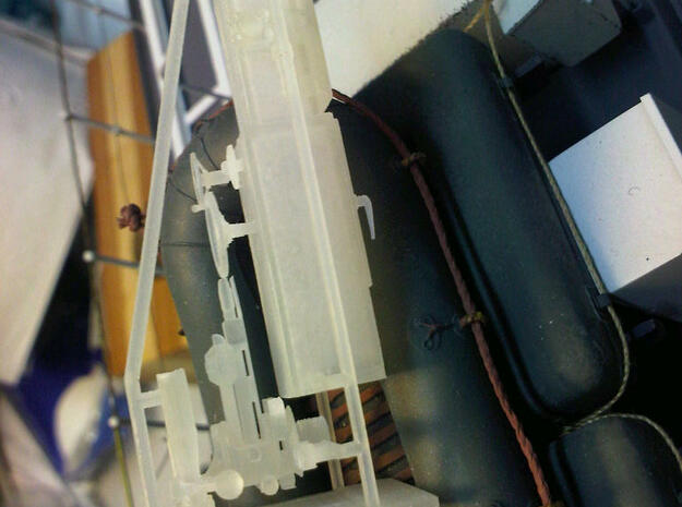 Kriegsmarine Torpedozielsäule 1 to 35 in Clear Ultra Fine Detail Plastic