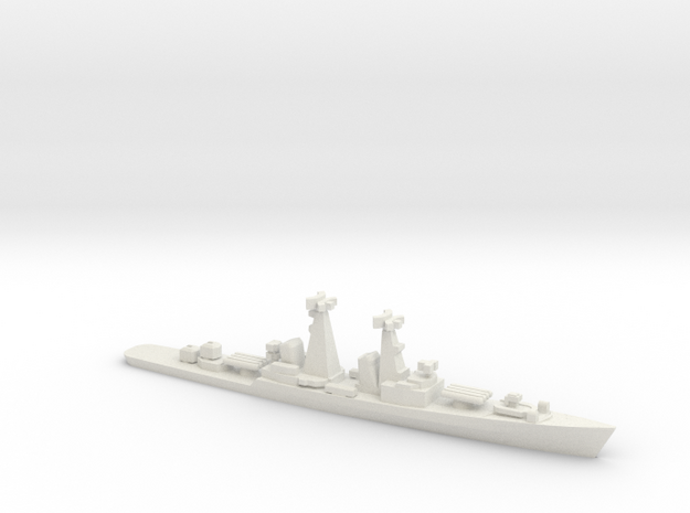 Kynda-class cruiser, 1/1800 in White Natural Versatile Plastic