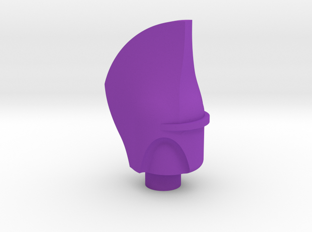 Acroyear Alternate Head 3 (Fin Head) in Purple Processed Versatile Plastic