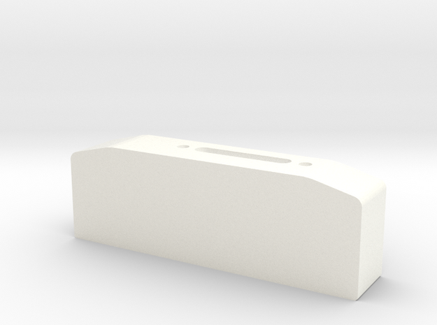 Winch box depth 25 mm for standard hawse fairlead  in White Processed Versatile Plastic