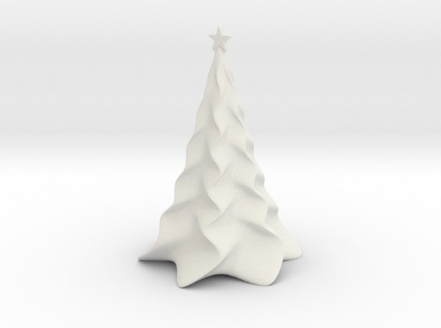 Non-scale Tabletop Christmas Tree in White Natural Versatile Plastic