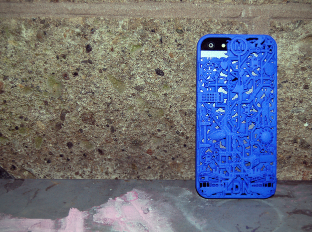 LDN IPhone 5 Cover in Blue Processed Versatile Plastic