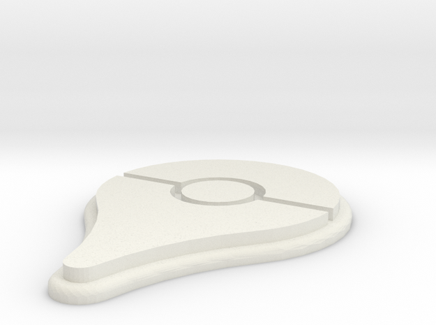 Pokemon Go Pin Mini-Magnet in White Natural Versatile Plastic