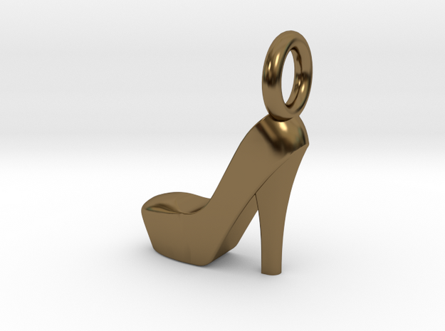 Shoe Charm in Polished Bronze