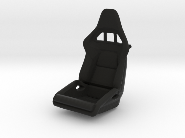 Race Seat P-RS-Type - LEFT - 1/10  in Black Natural Versatile Plastic