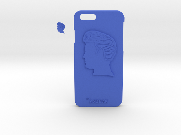 Rock Star Gift Case- iPhone6/6S with chain ring in Blue Processed Versatile Plastic