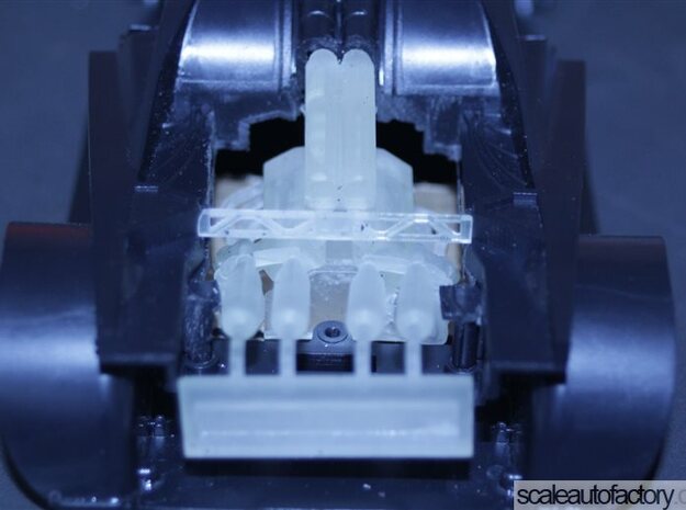 Mclaren F1 Engine V2.1 for Fujimi Scale 1/24 Kit in Tan Fine Detail Plastic