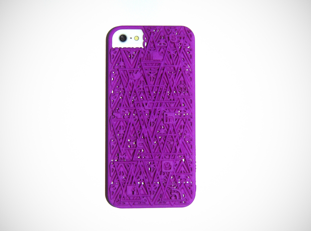 RAM iPhone 5 Cover  in Purple Processed Versatile Plastic