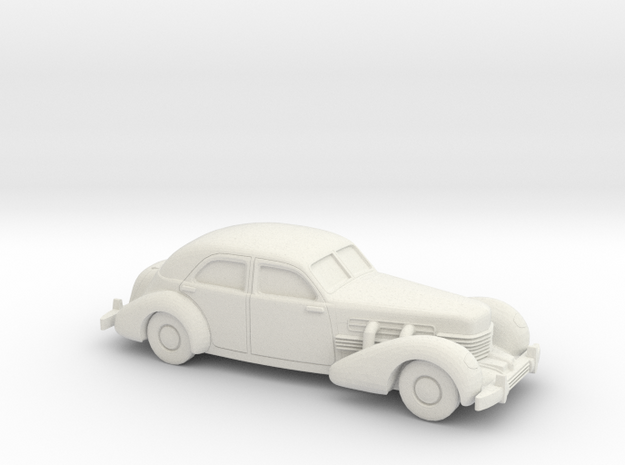 1/72 1935 Cord 812 Sedan in White Natural Versatile Plastic